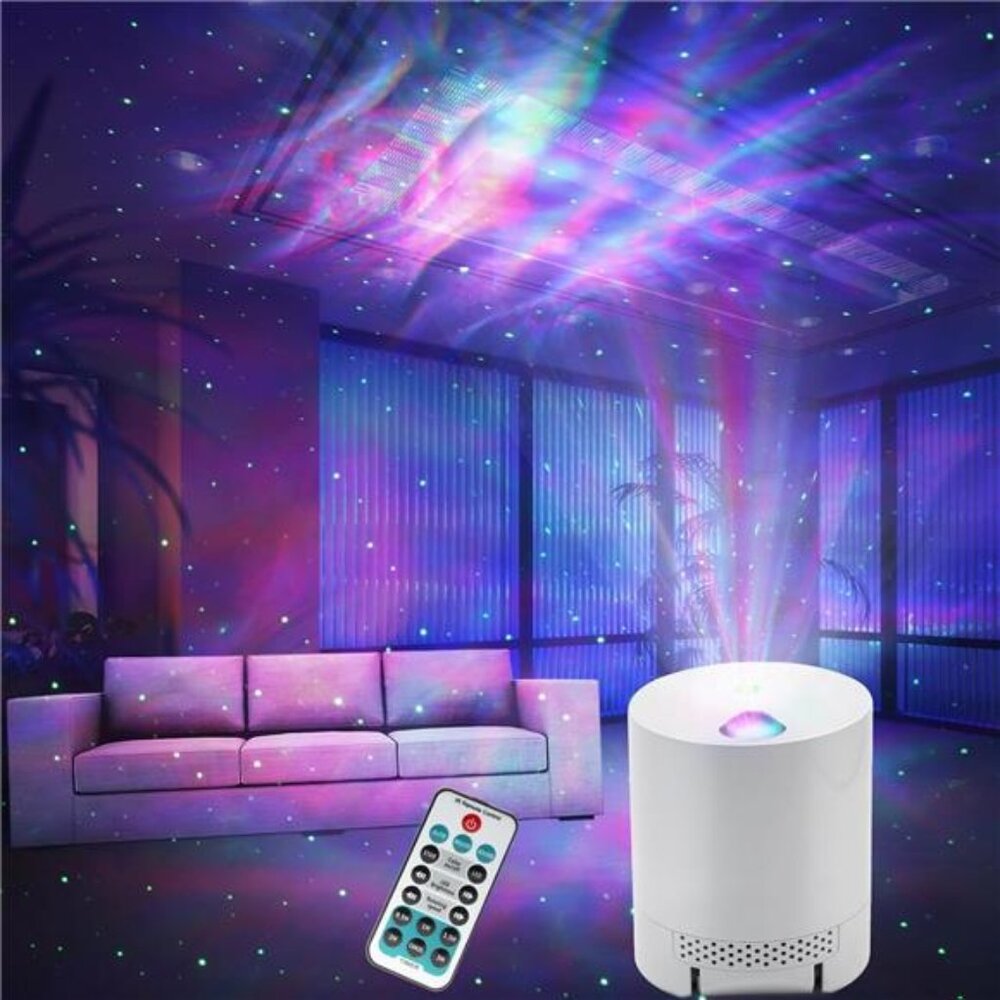Galaxy Star Projector Night Light LED Northern Lights Remote Bedroom Living Room